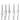 Convexes Straight Set of 5 Pieces