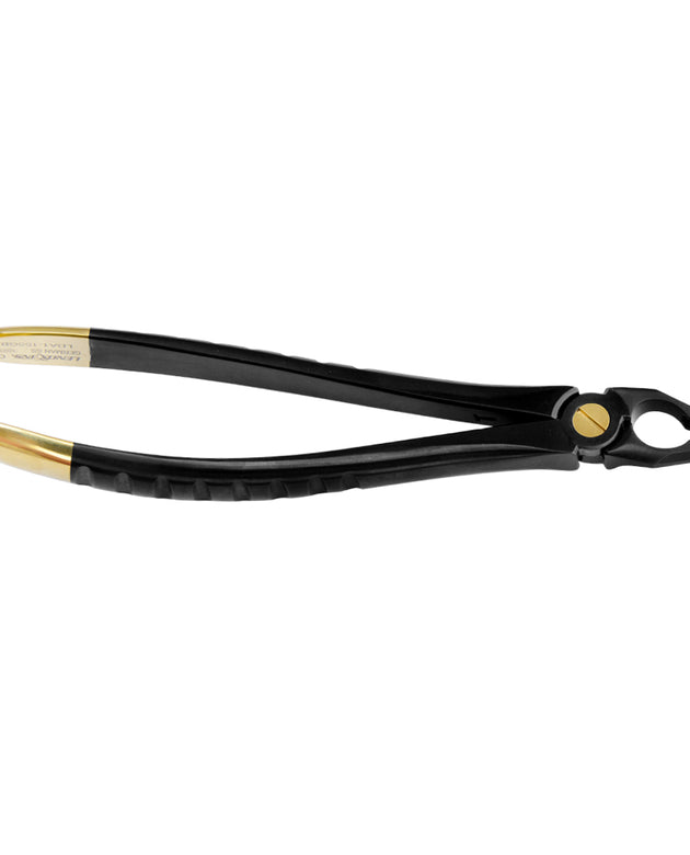 Deep Gripping Atraumatic Extraction Forceps, Upper PreMolars- BLACK & GOLD Series