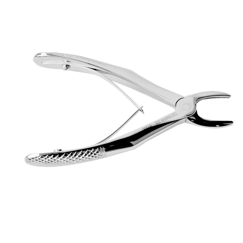 Baby Extracting Forceps English Pattern Klein #137 Pedodontic, Upper Incisors Spring handle