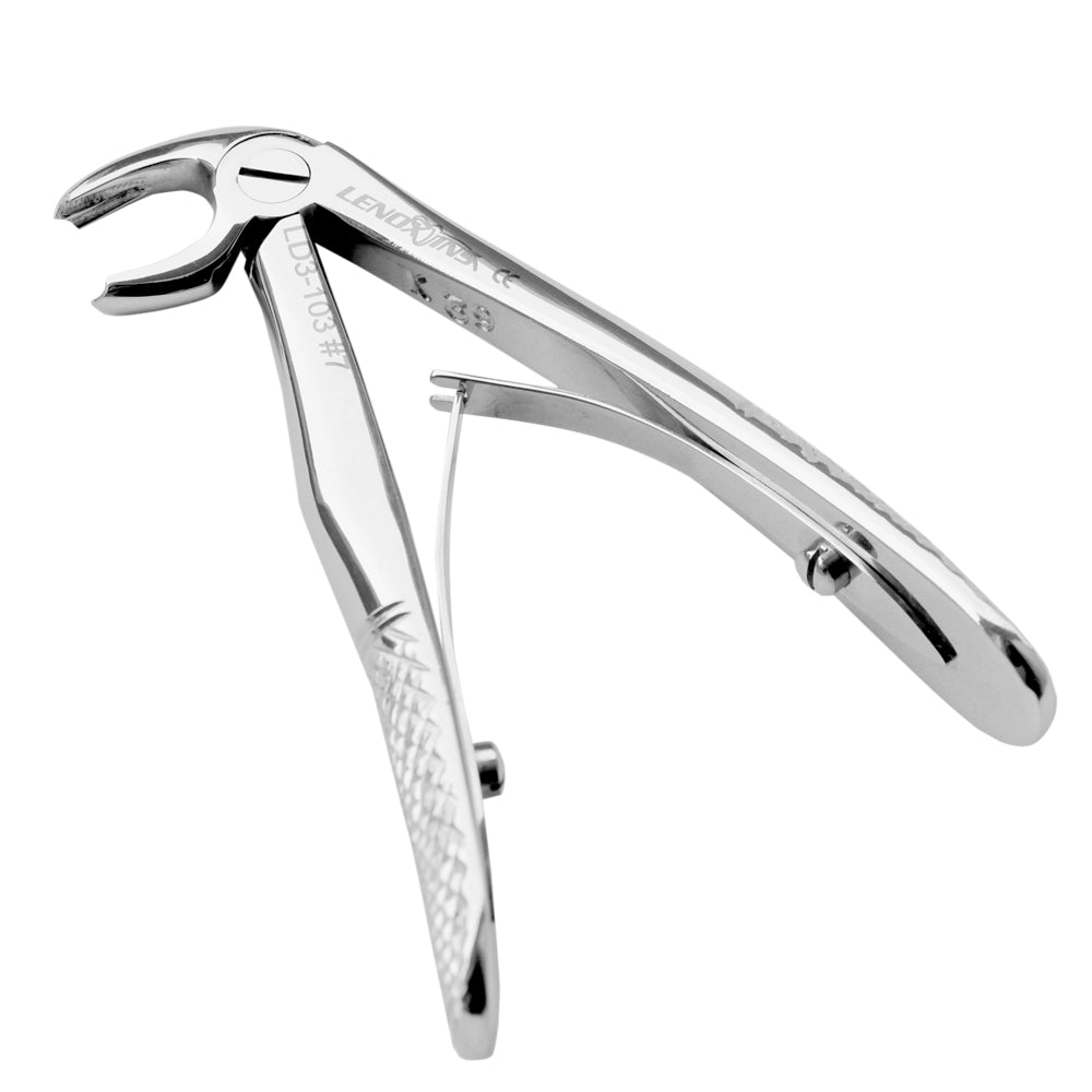 Baby Extracting Forceps English Pattern Klein #7 Pedodontic Lower Roots,