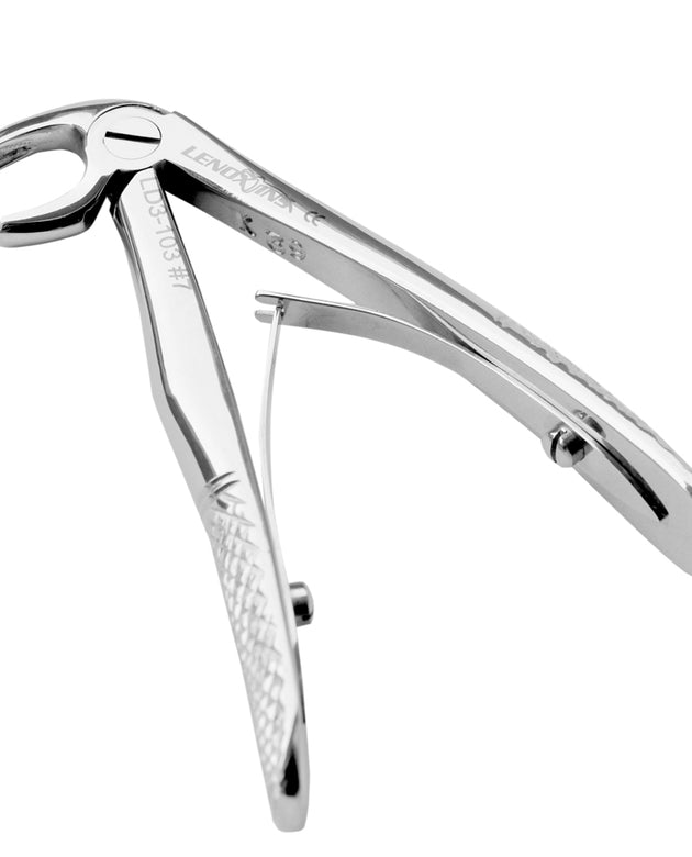 Baby Extracting Forceps English Pattern Klein #7 Pedodontic Lower Roots,