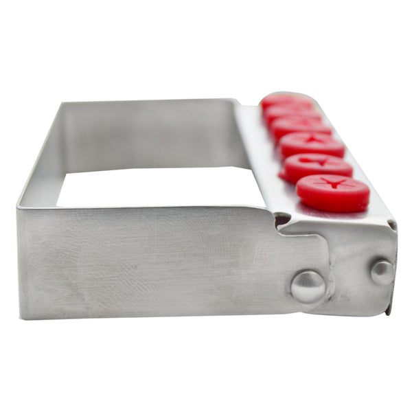 Stainless Steel Dental Bur Organizer Holds 6 Burs