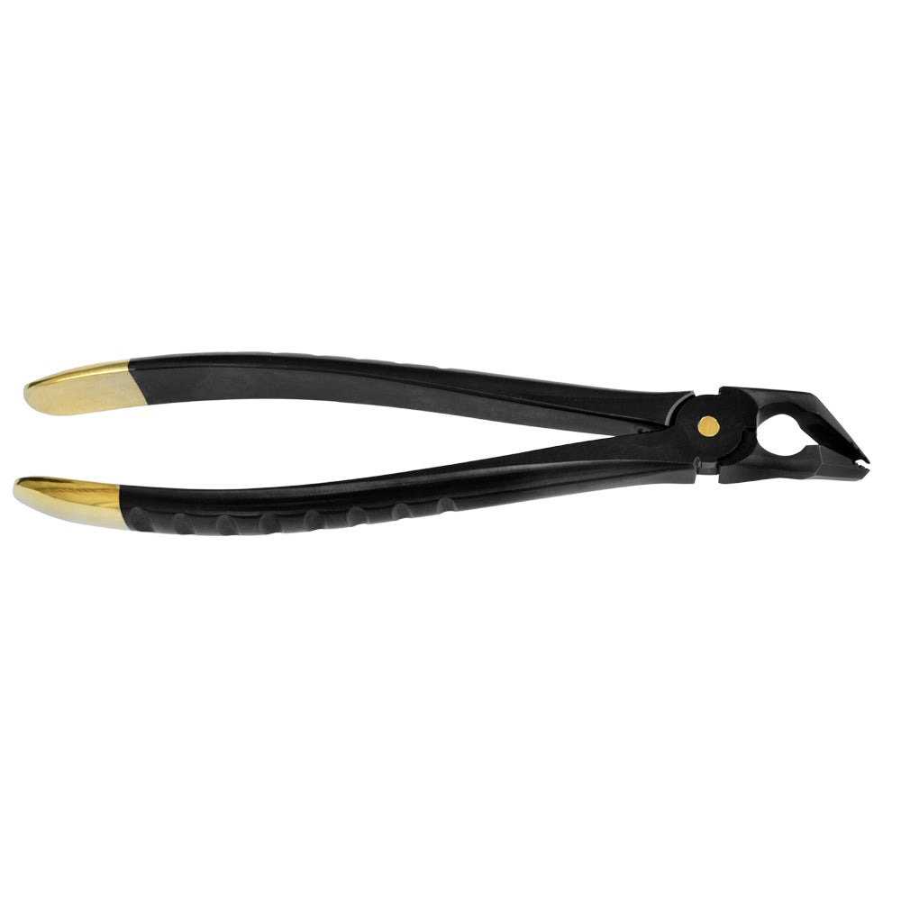 Deep Gripping Atraumatic Extraction Forceps, Lower Premolars -  BLACK &amp; GOLD Series