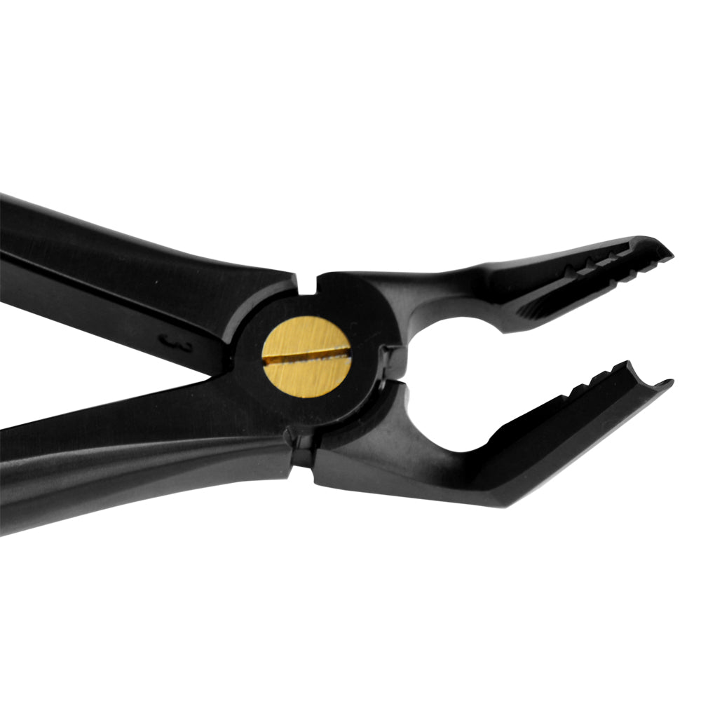 Deep Gripping Atraumatic Extraction Forceps, Lower Premolars -  BLACK &amp; GOLD Series