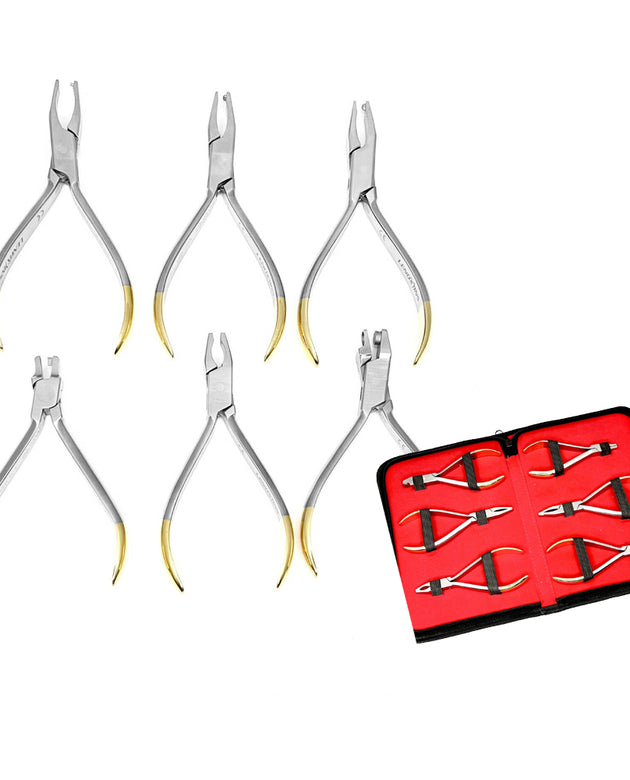 Retainer Invisible Clear Brace Aligner Pliers Set of 6PCS