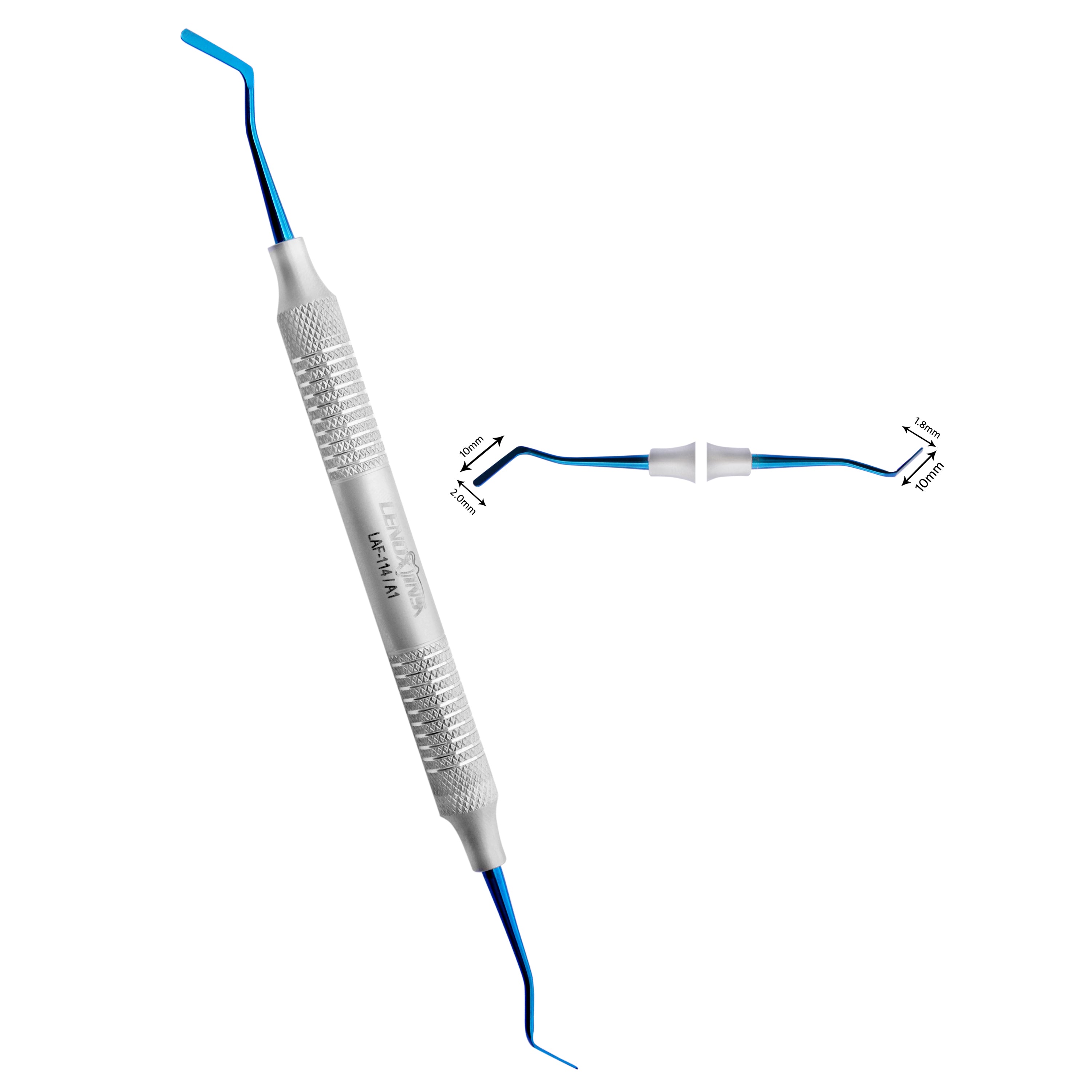 Composite Filling Instruments Double ended  Vertical In and Off set Angled, 2.00x10MM