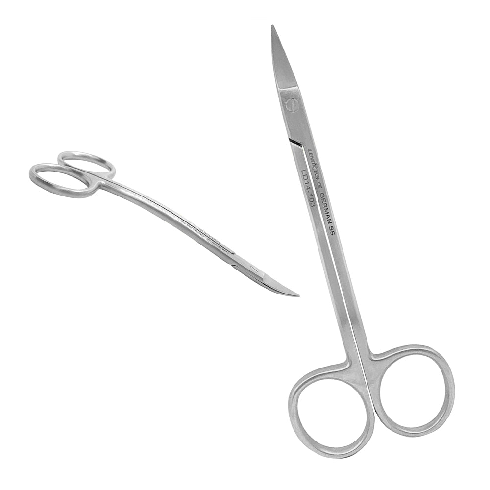 Neumann Scissors 120mm Double Curved