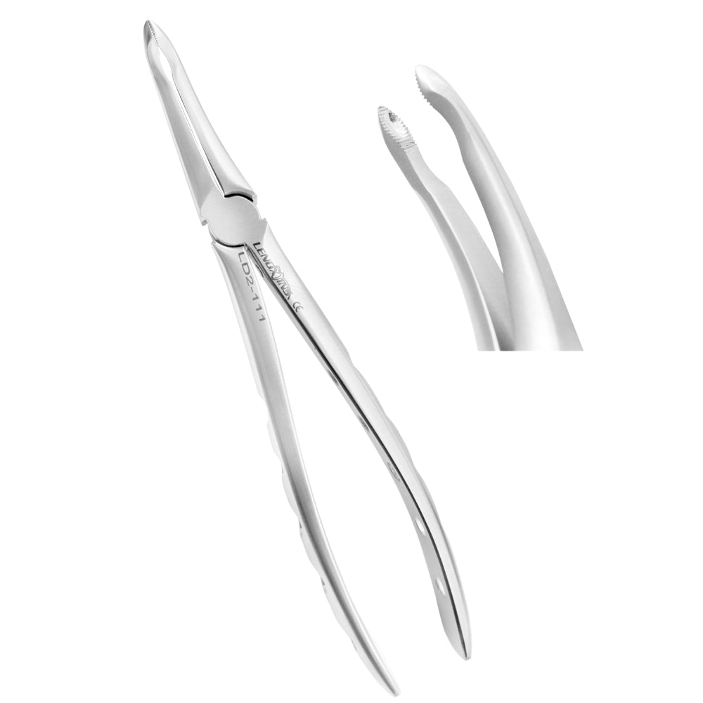 Dental Extracting Forceps Upper Roots Fig 44, Micro Serrated Edges