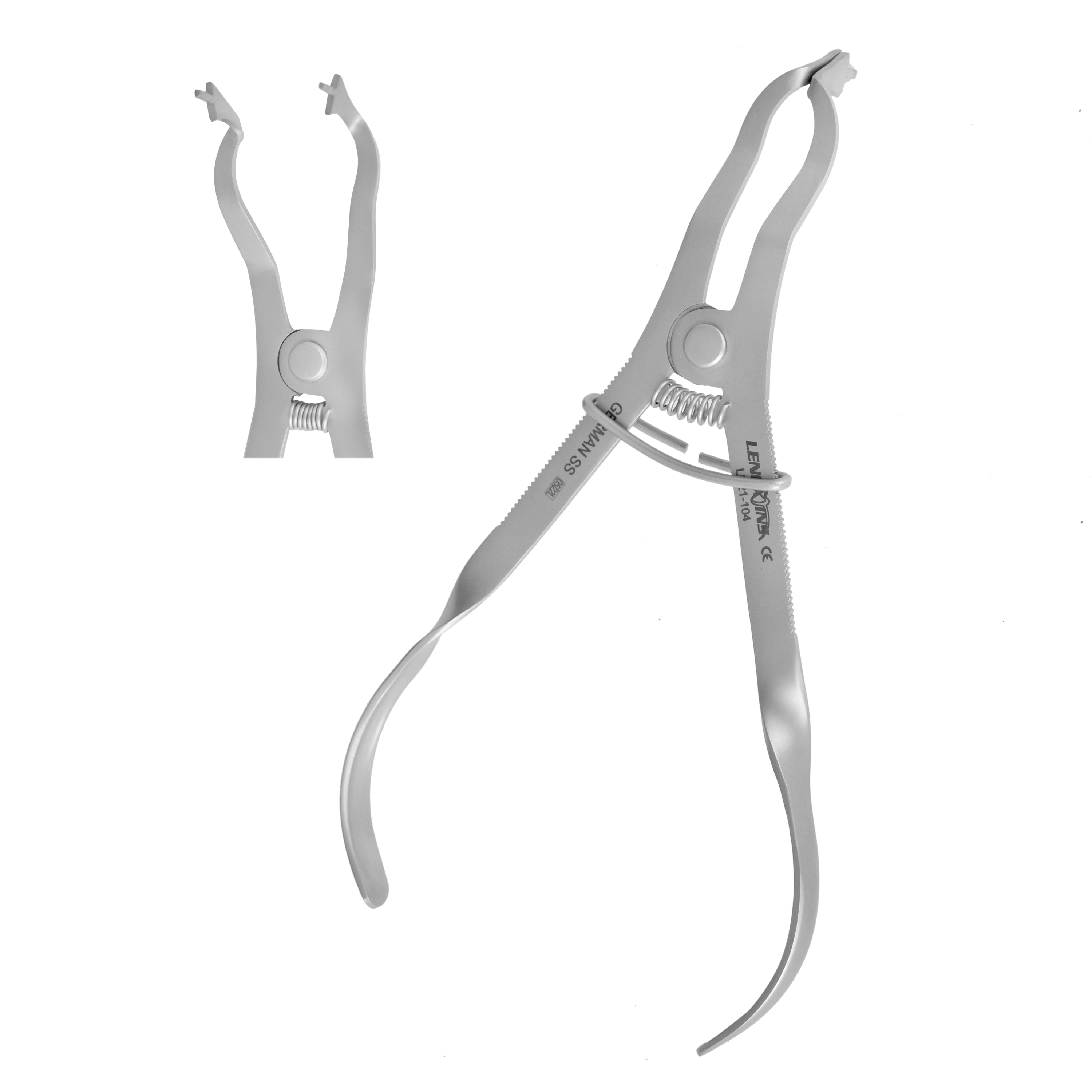 lvory light weight Rubber Dam Forceps