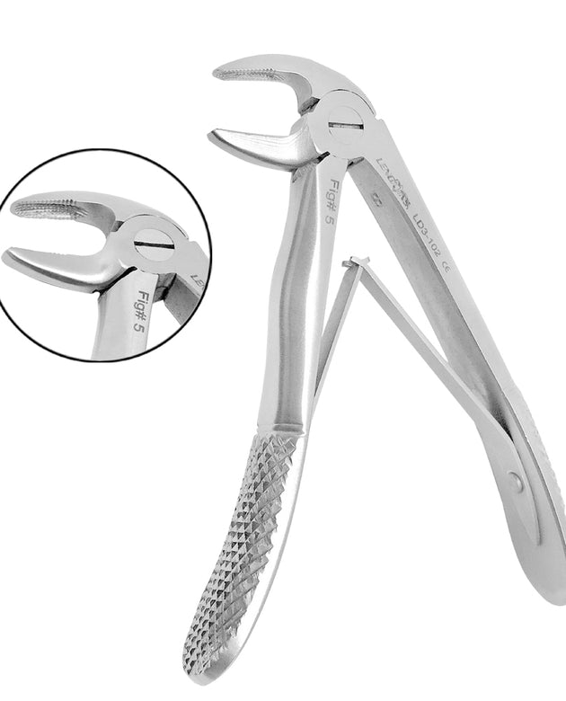 Baby Extracting Forceps  English Pattern Klein #5 Pedodontic Lower Incisors.