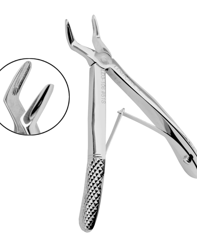 Baby Extracting Forceps English Pattern Klein #51S Pedodontic Upper root