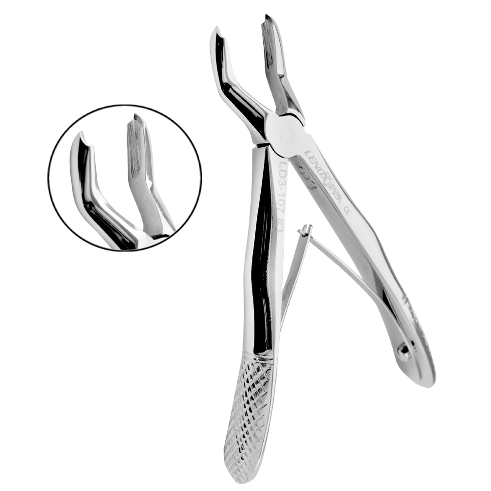 Baby Extracting Forceps English Pattern Klein #3 Pedodontic Upper Molars Universal