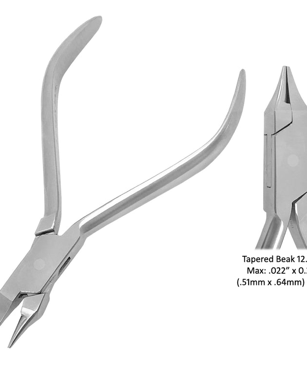 Slim Bird Beak Pliers Tapered 12cm