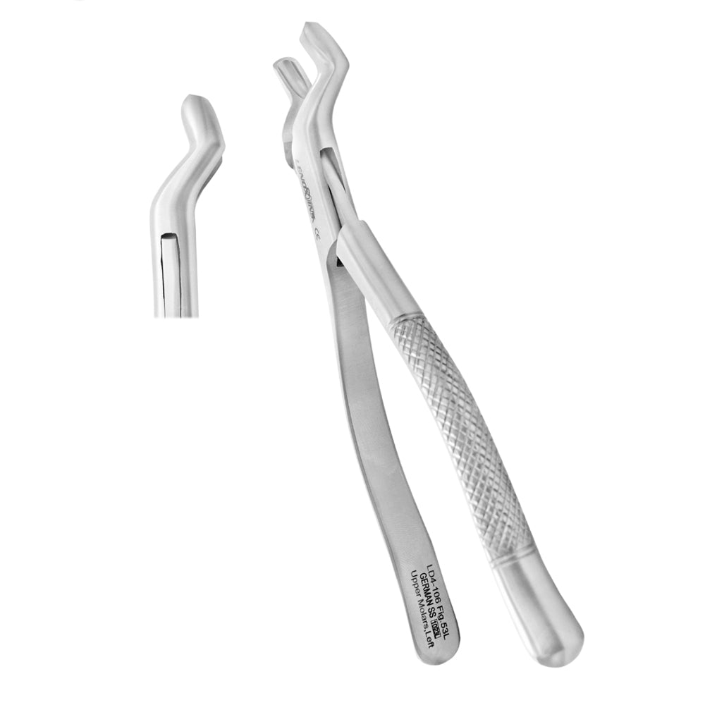 Extracting Forceps Fig. 53L upper molars, left