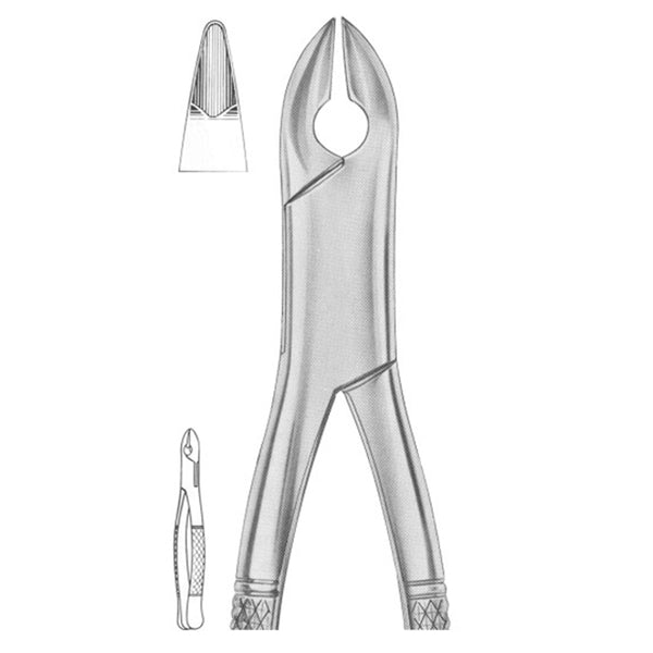 Extracting Forceps # 99C Kells upper incisors, canines