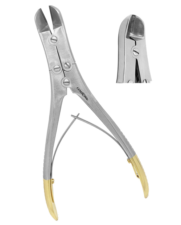 Wire Cutter TC Insert, Double Action 18cm