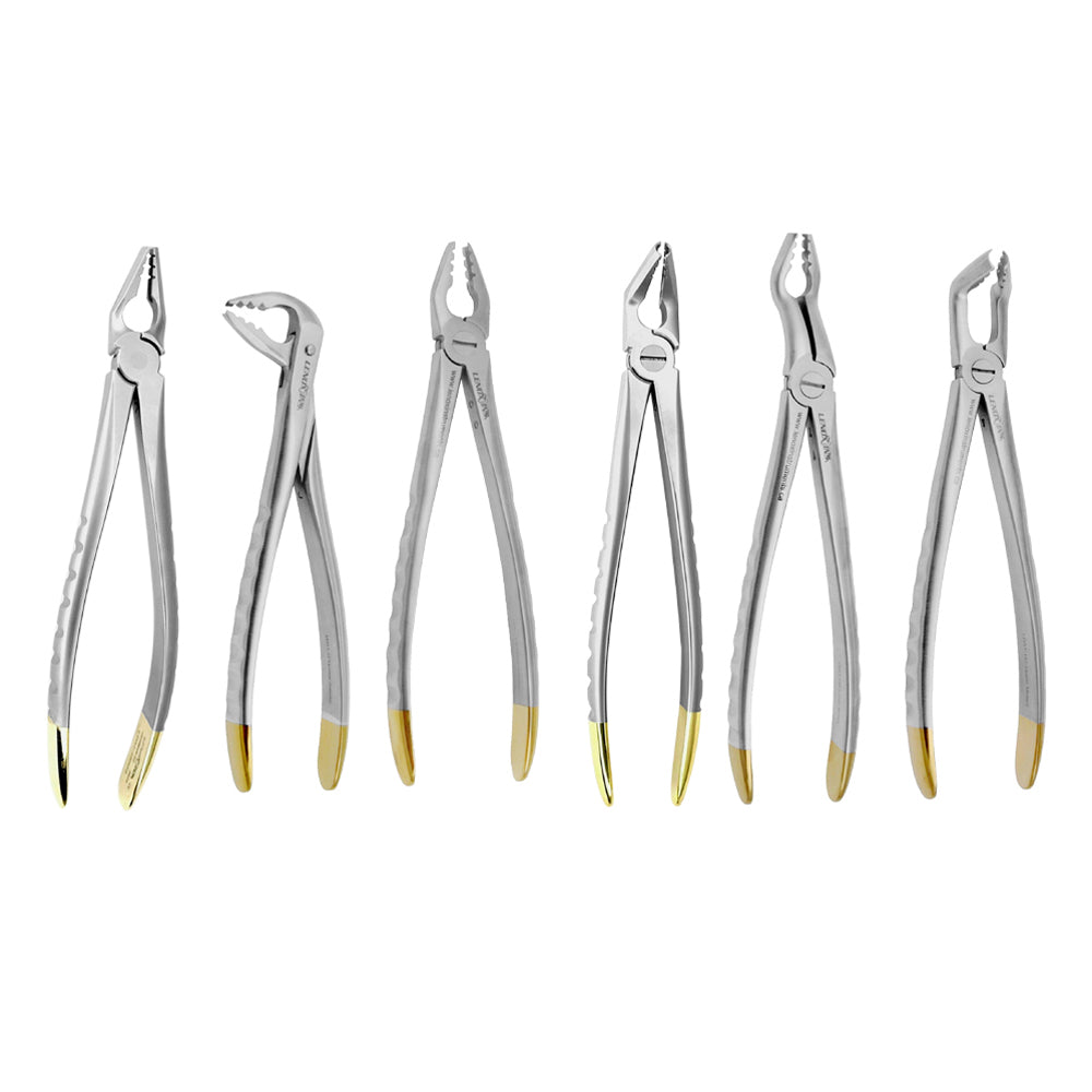 Prime Universal Atraumatic Extracting Set Deep Gripping, Set of 6