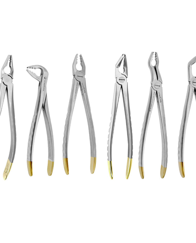 Prime Universal Atraumatic Extracting Set Deep Gripping, Set of 6