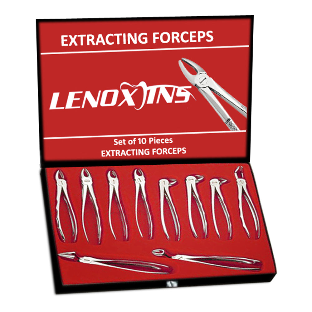 Extracting Forceps Set of 10 Pieces