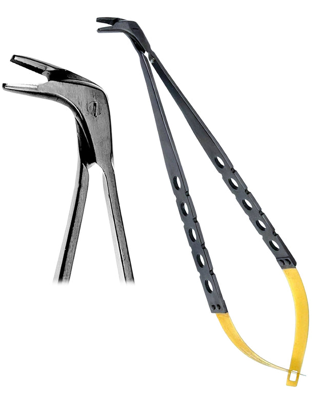 Matrix Band Holding Forceps, Sectional Matrix Inserting Forceps TC- Black-Gold