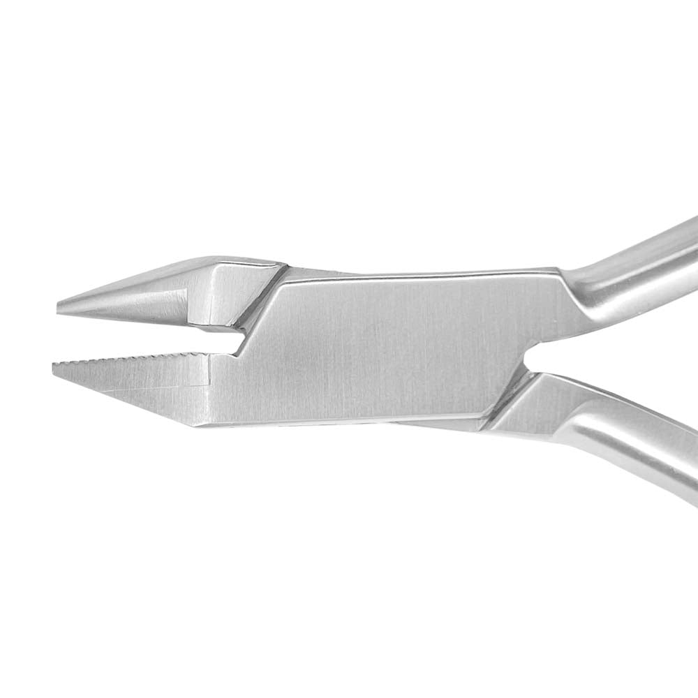 Lab Bird beak Pliers Serrated Tip 14cm