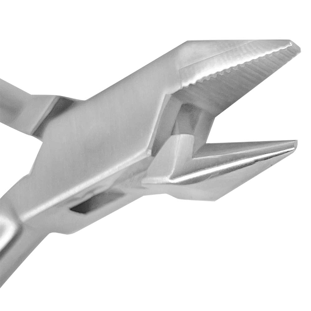 Lab Bird beak Pliers Serrated Tip 14cm