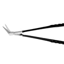 Surgical Micro Tissue Scissors Angled TC - 17cm